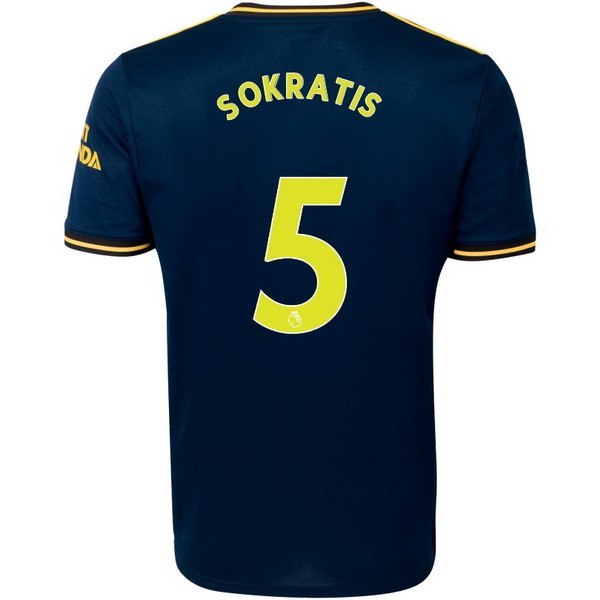 Camiseta Arsenal NO.5 Sokratis 3ª 2019/20 Azul